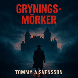 Gryningsmörker (version 1) – omslag till ljudboken av Tommy A Svensson