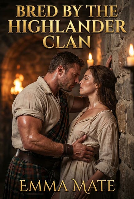 Bred By The Highlander Clan: A Full-Length Steamy Scottish Historical Romance Novel – omslag til lydbogen af Emma Mate