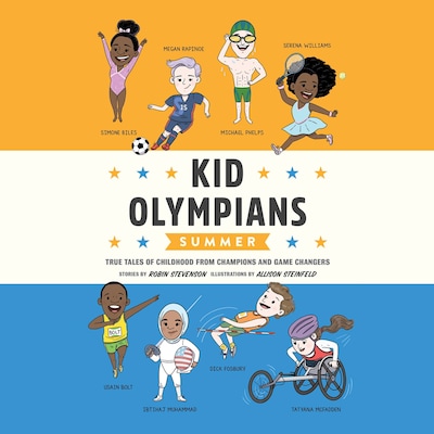 Kid Olympians: Summer – omslag til lydbogen af Robin Stevenson