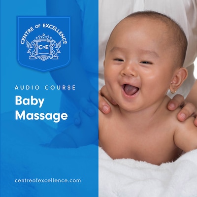 Baby Massage – omslag til lydbogen af Centre of Excellence