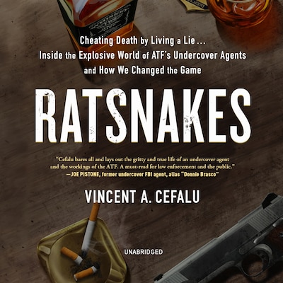 RatSnakes – omslag til lydbogen af Vincent A. Cefalu