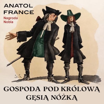Gospoda pod Królową Gęsią Nóżką – okładka audiobooka, autor Anatol France