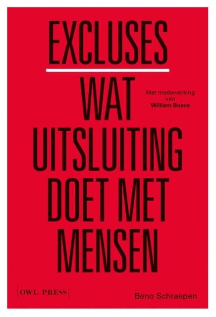 Excluses – omslag van het luisterboek van Beno Schraepen