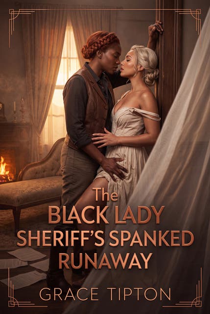 The Black Lady Sheriff's Spanked Runaway: Sapphic Interracial Western Erotic Punishment Romance – omslag til lydbogen af Grace Tipton