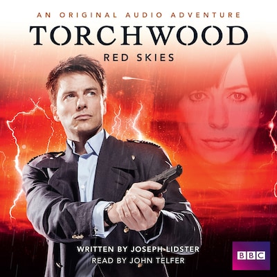 Torchwood Red Skies – omslag til lydbogen af Joseph Lidster
