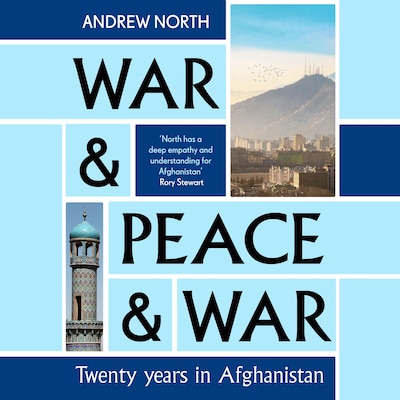 War & Peace & War – omslag till ljudboken av Andrew North