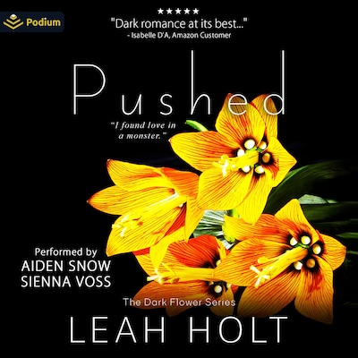 Pushed – omslag til lydbogen af Leah Holt