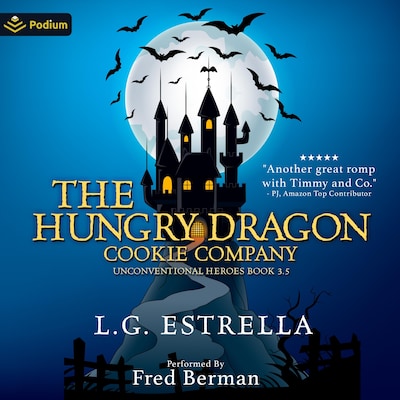 The Hungry Dragon Cookie Company – omslag til lydbogen af L.G. Estrella