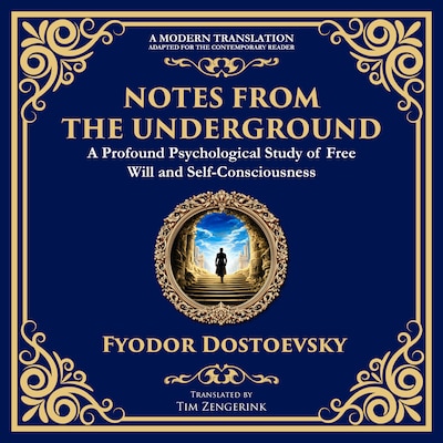 Notes from the Underground – omslag til lydbogen af Fyodor Dostoevsky, Tim Zengerink