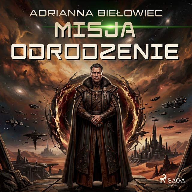 Misja Odrodzenie – okładka audiobooka, autor Adrianna Biełowiec