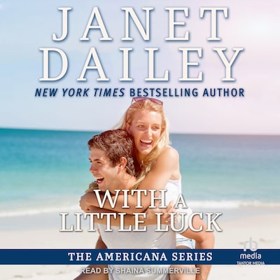 With a Little Luck – omslag til lydbogen af Janet Dailey