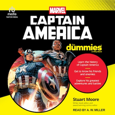 Captain America For Dummies – omslag til lydbogen af Stuart Moore