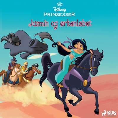 Disney Prinsesser - Jasmin og ørkenløbet – omslag til lydbogen af Disney