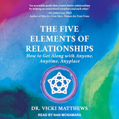 The Five Elements of Relationships – omslag til lydbogen af Dr. Vicki Matthews