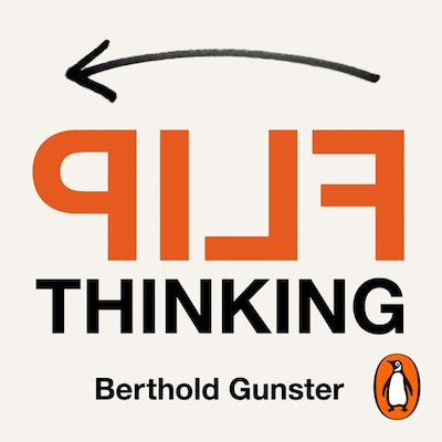 Flip Thinking – omslag til lydbogen af Berthold Gunster