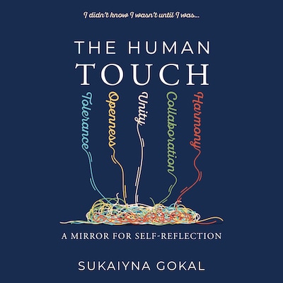 The Human TOUCH – omslag til lydbogen af Sukaiyna Gokal