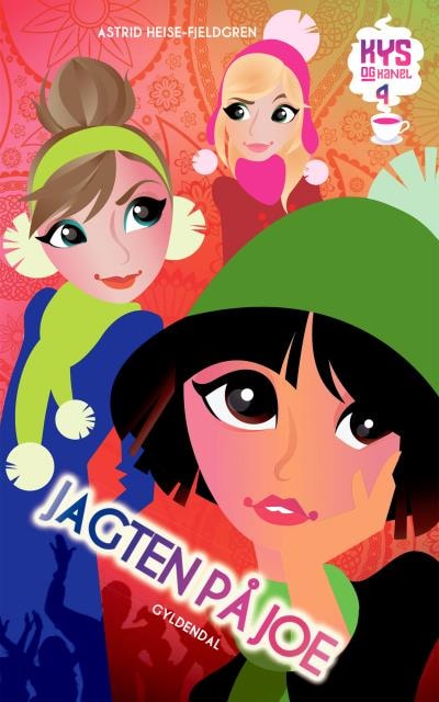 Kys og kanel 4 - Jagten på Joe – omslag til lydbogen af Astrid Heise-Fjeldgren