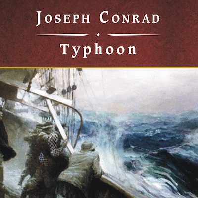 Typhoon, with eBook – omslag til lydbogen af Joseph Conrad
