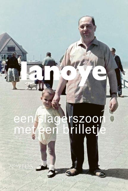 Een slagerszoon met een brilletje – omslag van het luisterboek van Tom Lanoye