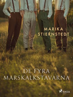 De fyra marskalkstavarna – omslag till ljudboken av Marika Stiernstedt
