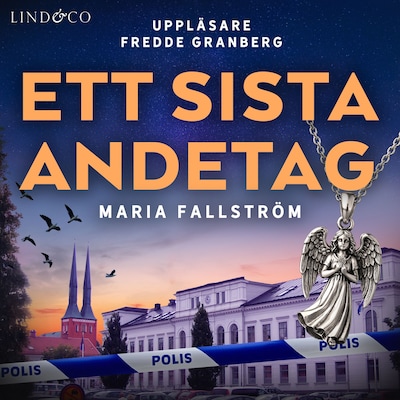 Ett sista andetag – omslag till ljudboken av Maria Fallström