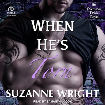 When He's Torn – omslag til lydbogen af Suzanne Wright