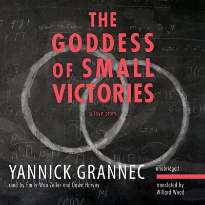 The Goddess of Small Victories – omslag til lydbogen af Yannick Grannec