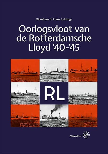 Oorlogsvloot van De Rotterdamsche Lloyd – ’40-’45 – omslag van het luisterboek van Frans Luidinga,Nico Guns