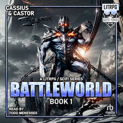 Battle World 1 – omslag til lydbogen af Cassius Lange, Castor