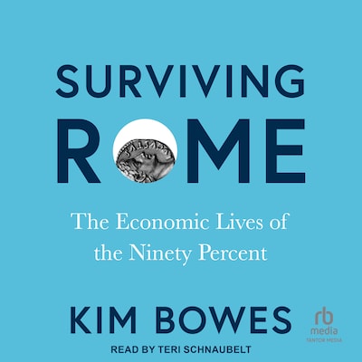 Surviving Rome – omslag til lydbogen af Kim Bowes