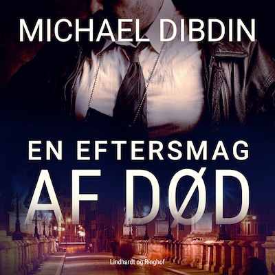 En eftersmag af død – omslag til lydbogen af Michael Dibdin