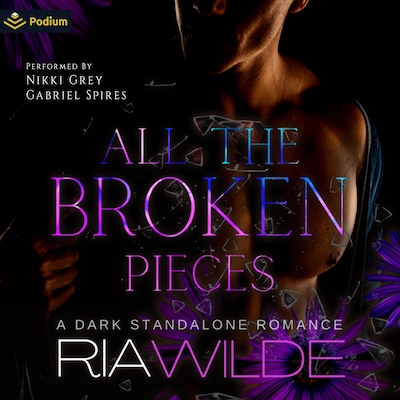 All the Broken Pieces – omslag til lydbogen af Ria Wilde