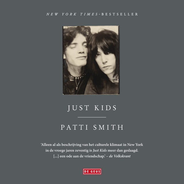 Just Kids: De geschiedenis van een vriendschap – omslag van het luisterboek van Patti Smith