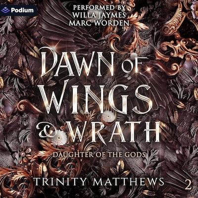 Dawn of Wings & Wrath – omslag til lydbogen af Trinity Matthews