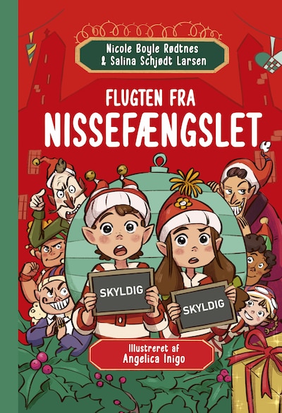 Flugten fra nissefængslet – omslag til lydbogen af Nicole Boyle Rødtnes, Salina Schjødt Larsen