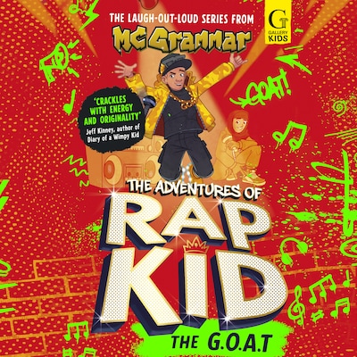 The Adventures of Rap Kid: The G.O.A.T – omslag van het luisterboek van MC Grammar