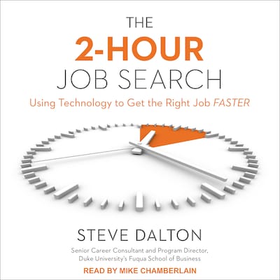 The 2-Hour Job Search – omslag til lydbogen af Steve Dalton