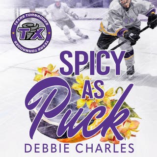 Spicy as Puck – omslag till ljudboken av Debbie Charles