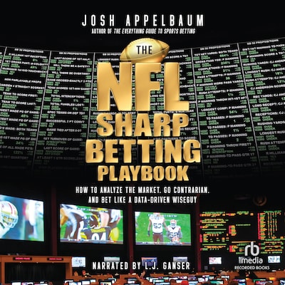 The NFL Sharp Betting Playbook – omslag til lydbogen af Josh Appelbaum
