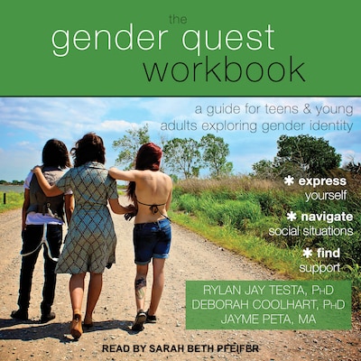 The Gender Quest Workbook – omslag til lydbogen af Rylan Jay Testa, PhD, Deborah Coolhart, PhD, Jayme Peta MA