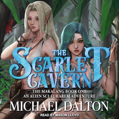 The Scarlet Cavern – omslag til lydbogen af Michael Dalton