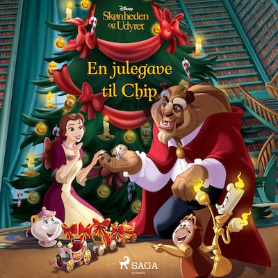 Skønheden og Udyret - En julegave til Chip – omslag til lydbogen af Disney