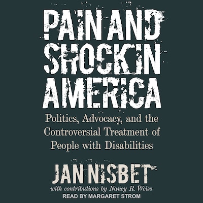 Pain and Shock in America – omslag til lydbogen af Jan Nisbet