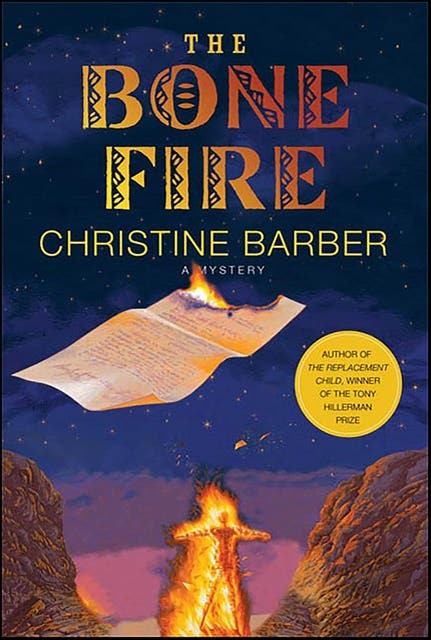 The Bone Fire: A Mystery – omslag til lydbogen af Christine Barber