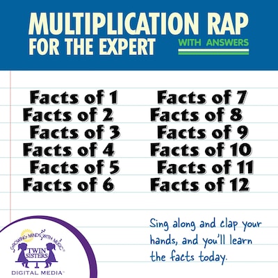 Multiplication Rap For The Expert With Answers