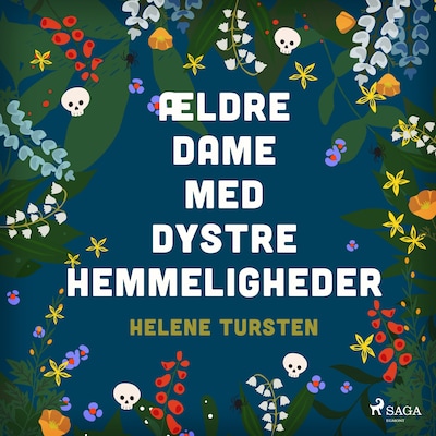 Ældre dame med dystre hemmeligheder – omslag til lydbogen af Helene Tursten