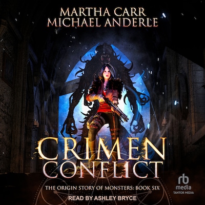 Crimen Conflict – omslag til lydbogen af Martha Carr, Michael Anderle