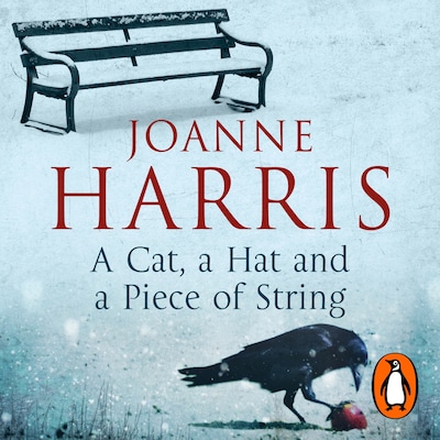 A Cat, a Hat, and a Piece of String – omslag til lydbogen af Joanne Harris