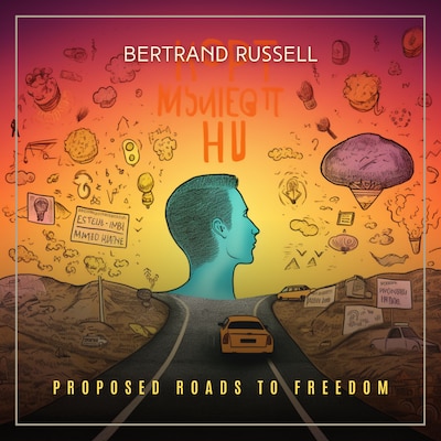 Proposed Roads to Freedom – omslag til lydbogen af Bertrand Russell