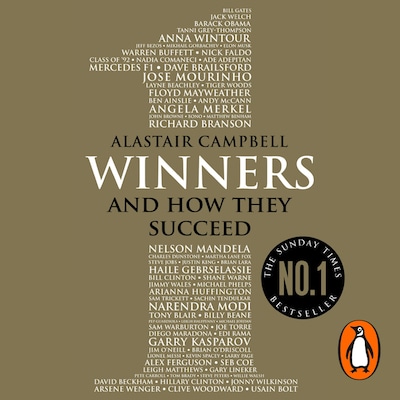 Winners – omslag til lydbogen af Alastair Campbell